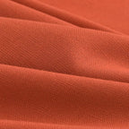 Nanspring Bright Orange Linen Blend Light Filtering Back Tab Curtains 84 Inches Long, Semi Sheer Privacy Drapes for Living Room & Bedroom Simple Style, 52x84 inch, 2 Panels