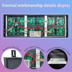 P10 Programmable Led Sign Display Digital Open Sign Custom Banner Outdoor Signs For Businesses Advertising Message Board Word Light Wifi Control High Brightness Neon 115"X14"