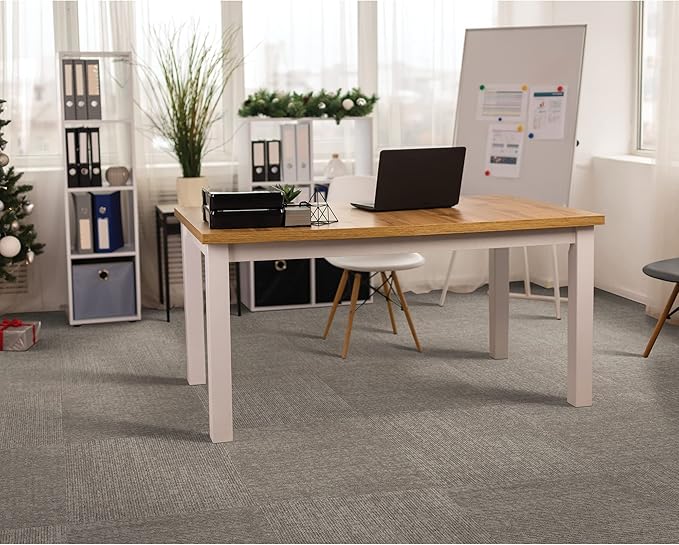 Mohawk Advance 24" x 24" Berber (Loop pile), 0.09" Pile Height, Carpet Tile, PET Fiber, Trending Topics Color, (24 Tiles), (96 sqft/carton)