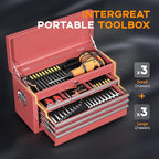 INTERGREAT Tool Chest, Assembled Tool Cabinet with 8 Drawers, Detachable Organized Tool Chests, Lockable Tool Cabinet for Workshop, Warehouse, Mechanics Garage (Pink)