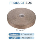 PATIKIL Walnut Edge Banding, 2 Inch x 250 ft Wood Veneer Tape Pre-glued Flexible Plywood Edge Banding with Hot Melt Adhesive for Furniture Restoration