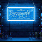 Basement Bar Neon Sign for Man Cave Home Bars, Personalized LED Lights for Pub Cocktails Party,Dimmable Shop Business Decor Gifts for Husband, Father, Birthday, Christmas