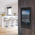 Mount-It! Anti-Theft Tablet Kiosk Wall Mount Compatible with iPad 10, 9, 8, Pro 10.5, Air 10.5, Locking Kiosk for iPad, Low-Profile Steel Security Tablet Wall Mount, Black