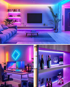 HitLights LED Strip Lights 3 Pre-Cut 12Inch/36Inch LED Light Strip Flexible Color Changing 5050 LED Accent Kit with RF Remote, Power Supply, and Connectors for TV, Home, DIY Decoration