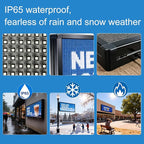 P6(40" * 17") Digital Programmable Scrolling Led Sign Scrolling Outdoor For Business message Board Display Screen Electronic Menu Board Wifi Control Word Light