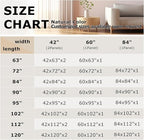 Vision Home Natural Pinch Pleated Semi Sheer Curtains Textured Linen Blended Light Filtering Window Curtains 108 inch for Living Room Bedroom Pinch Pleat Drapes with Hooks 2 Panels 9ft 42" Wx108 L