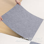 Carpet Tile 20 Pack 24” X 24” Self Adhesive Carpet Floor Tiles Anti-Slip Squares Peel and Stick Floor Tilel DIY Installation for Bedroom(Light Grey)