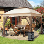 COOS BAY Canopy Weights Set of 6, 270 lbs, Sand Bags for Weight, Sandbag Weights for Canopy Tent Legs, 600D Heavy Duty Gazebo Weights, Sand NOT Included, Gray