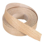 PATIKIL Red Oak Edge Banding, 1 1/2 in x 49.2 ft Wood Veneer Tape, Pre-glued Flexible