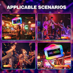 LED display Bottle Service Sign Club signs for bottle service Color Display Lights with APP Programmable Scroll Play, Hand Holding Light Box letter board Ideal for bars, nightclubs, and parties