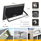800W 2pack LED Flood Lights,3700 watt Equivalent 89500LM Super Bright Outdoor LED Arena Lights 100-277V IP65 Waterproof 5000K Daylight Commercial Lighting for Stadium,Backyard, Parking lot etc