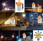 NS 150W LED Temporary Work Light Fixture,5,000K 24250 Lumen Daylight White,IP64 Dust & Waterproof,Portable Hanging Construction Lighting for Jobsite Indoor Outdoor Workshop Location
