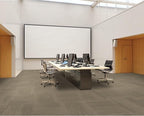 Mohawk Elite 24" x 24" Berber (Loop pile), 0.1" Pile Height, Carpet Tile, Nylon Fiber, Falcon Color, (1 Tile)