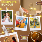 Mind-Glowing Photo Clips String Light - Dreamy Fairy Lights with Clips - Stocking Stuffers for Teen Girls 2025 - Trendy Stuff Room Decor - Christmas Gift for Any Year Old Tween Girl (50 LED, 16.4 ft)