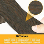 GSCIT Club Brown Walnut Wallpaper, 2.4 inch X 15ft Self Adhesive Wood Grain Repair Tape Walnut Repair Patch for Tables, Chairs, Baseboards, Doors, Windows, Floors, Handicraft DIY.