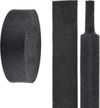 2 in 1 Heat Shrink Braided Sleeving Fabric Tubing-Ideal fit Irregular Shape Hose/Cable/Wire (1"(25mm), 80FT)
