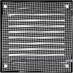 Repa Market 5-Pack 4x4 Inch Air Vent Cover/Black Galvanized Steel Louvered Grill Cover with Mesh Screen/Wall or Ceiling Vent/Durable Flush Mount HVAC Register for Indoor and Outdoor Ventilation