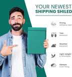 Green 10.5x16 Inch Poly Bubble Mailers #5 | Self Seal Large Padded Envelopes Air Cushioned Bubble Mailer | Usable Size 10.5x15 Inch | Waterproof Lightweight Mailing Shipping Bags | 100 Pack Bulk