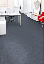 Mohawk Basics 24" x 24" Berber (Loop pile), 0.07" Pile Height, Carpet Tile, PET Fiber, Ocean Tide Color, (24 Tiles), (96 sqft/carton)