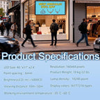P6(40" * 17") Digital Programmable Scrolling Led Sign Scrolling Outdoor For Business message Board Display Screen Electronic Menu Board Wifi Control Word Light
