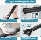 Cord Hider Floor, 3FT, Brown Cord Cover Floor, Cord Protector Floor Extension Cable Cover, Soft PVC Wire Covers - Cable Management Hide Cords on Floor - Cord Cavity: 0.7" (W) x 0.4"(H)