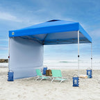 CROWN SHADES Sand Bags for Canopy Legs (150 LBS) Sandbags for Weight, Canopy Weights, Pop Up Tent Weights Bags, Blue (Unfilled)