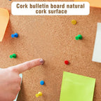 Mifuro 70"x34" Enclosed Bulletin Board, Outdoor Lockable Weather-Resistant Aluminum Cork Noticeboard for School & Office, Silver Frame w/Cork