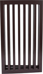INTERNET'S BEST Dog Gate Indoor Freestanding Pet Barrier, Folding Wood Dog Fence, Extra Wide Doorway Puppy Gate, Indoor Animal Privacy Panel, Wooden Cat Fence - 4 Panel - 36", Espresso