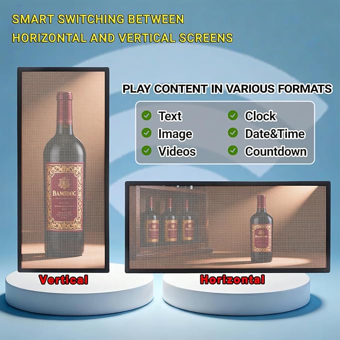Programmable LED Sign for Business,P3 Outdoor Digital Electronic Message Board with WiFi Control, Scrolling Display Screen for Store Advertising, 40"x17"