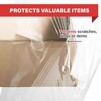 Stretch Wrap 4 Pack 18" x 1100 SqFt – Heavy Duty 80 Gauge (20 Micron) Shrink Wrap Rolls for Moving, Furniture, and Packing, Industrial Plastic Stretch Film, Pallet Wrap & Shrink Film Roll