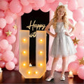 3FT/36 Inch Marquee Light up letters with Warm Lights,White Marquee letter A-Z for Birthday Party Large Mosaic Frame Letter Cardboard Pre-Cut Foam Board Sign Diy Decorations Anniversary (9)
