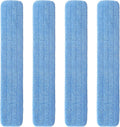 48" Microfiber Pad for Rubbermaid Commercial 48 Inch Mop Head - 4 Pack Replacement Wet & Dry Commercial Reusable Cleaning Mop Refills Fit for Any Microfiber Flat Mop System 48"