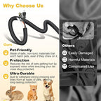 Cord Protectors from Pets no Chew, 10ft Cord Covers for Pets, 1Inch Wire Covers for Cords, Cable Management for USB, Power, Audio and Video Cords