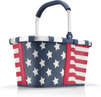 reisenthel carrybag stars & stripes - Sturdy shopping basket with plenty of storage space and practical inner pocket - Elegant and water-repellent design