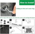 Elastic Cargo Net for SUV, Trunk Net with Hook, Car Net for Trailer, Truck Bed Netting Cover Storage,40"x 24" Stretch to 79"x43"for Universal Organizer, Luggage Cover