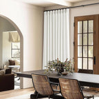 Pinch Pleated Linen 120 Inch Curtains 60 Inch Width for Living Room Light Filtering Ivory Beige White Extra Wide Patio Curtains for Sliding Door Balcony Floor Ceiling Picture Window 60x120 1 Panel