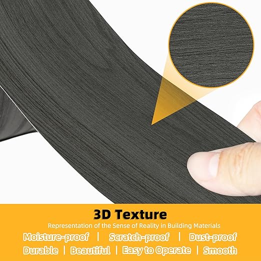 GSCIT Club Wood Grain Repair Tape, 15.7 inch X 25ft Self Adhesive Dark Walnut Grain Repair Patch for Tables, Chairs, Baseboards, Doors, Windows, Floors, Handicraft DIY.