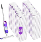 40 Pack Swiffer Power Mop Pads Refill - Disposable Wet Pads for Swiffer Mop, Quick and Easy Floor Cleaning, Compatible with Swiffer Power Mop and WetJet, Ideal for Hardwood, Tile, and Laminate Floors