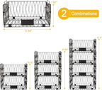 2 PACKS XXL Kitchen Organization and Storage Pantry Baskets, Fruit & Vegetable Basket for Kitchen Cabinet, Stackable Wire Metal Baskets for Snack Chips Onion Potato Cans