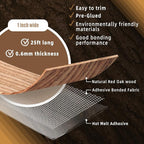 GSCIT Club Red Oak Edge Banding, 1 inch x 25ft roll of Veneer Edge Banding Pre-glued Flexible, Real Wood Tape Banding for Cabinet Repair Furniture Restoration, ZYKJ-1-25-RedOak