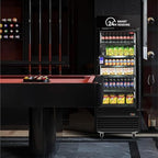 HAHA Smart Vending DC-542D Combo Vending Machine,Smart Refrigerated Beverage Vending Machine with Touch Card Reader - Capacity 378 Bottles (Black, AI Pro)