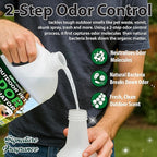 Nature's Freedom Concentrated Enzymes Outdoor Odor Eliminator, Turf and Yard Cleaner for Pet Urine, Deodorizer for Dog & Cat Waste & Smells, Makes 5 to 64 Gallons, Use on Grass, Patios, Kennels