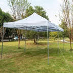 Tangkula 10’ X20’ Carport Tent Pop Up, Commercial Instant Canopy with Tent Peg, Waterproof Wedding Canopy with Wind Rope, Outdoor Shelter Pavilion for Parties Camping, Gazebo with Carry Bag