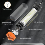 400W LED Temporary Work Light, 56000 LM 5000K Daylight White IPX8 Waterproof Job Site Construction Lighting, High-Brightness Portable Temp Lighting for Outdoor and Industrial Use