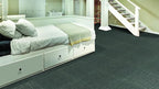 Mohawk Basics 24" x 24" Berber (Loop pile), 0.09" Pile Height, Carpet Tile, PET Fiber, Charcoal Color, (24 Tiles), (96 sqft/carton)