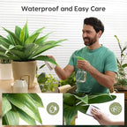 Velener Artificial Agave Plant Set,18 Inch, Faux Aesthetic Plants for Home Decor, Realistic UV Resistant Fake Agave Plants Without Pot, Set of 2