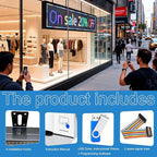 P10(77" * 14") Digital Led Car Signs For Window Matrix Panel Screen Panel Ticker Message Board Message Board Display Menu Board Electronic Board For Business