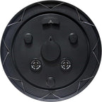 Infinity Instruments Classique Wall Clock, Modern Indoor/Outdoor All Weather Wall Clock, Sleek and Bold Design, 18-inch Display, Black