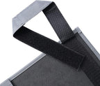 Hanging Bedside Caddy, Bedside Storage Organizer for Magazine, Phone, Remote control (Classic 4 Pockets-Grey)