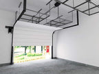FLEXIMOUNTS 4x8 Overhead Garage Storage Rack, Adjustable Organization System, Heavy-Duty Metal Ceiling Racks, 2 pack, Black, Classic Series